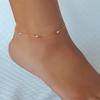 New Anklet, Retro and Simple, Handmade Beaded, Women's Simple Turquoise Anklet.