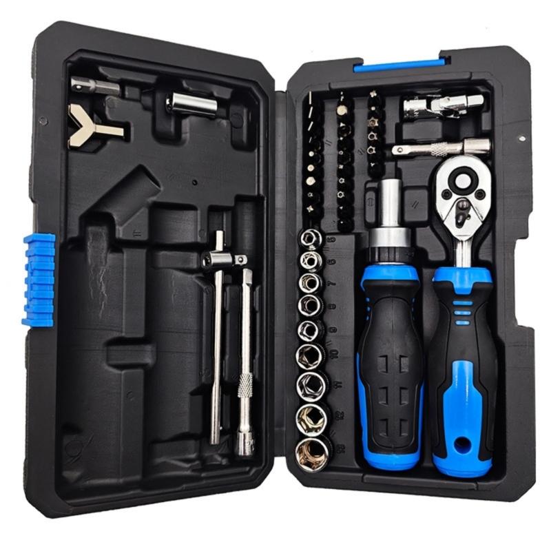 43 in 1 Magnetic Ratchet Screwdriver Set with Ratchet Wrench and for precisions Repair 1