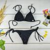 Two-piece Floral Bikini Swimsuit Tied for the Beach, Pool, L Two-piece Floral Bikini Swimsuit Tied for the Beach, Pool, L