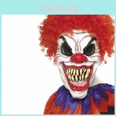 Horror Clown Latex Mask Halloween Christmas Party Role Play Props Scary Costume