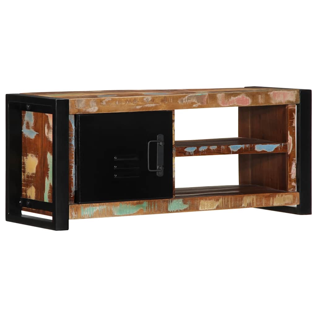 TV Stand 80 x 30 x 35 cm Solid Reclaimed Wood