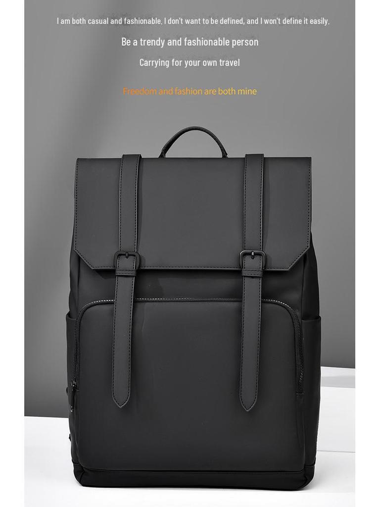 Rucsac de navetă pentru bărbați cu capacitate mare 2024 - Noua modă de toamnă în culori solide