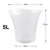 5L 6 Color LED Ice Bucket Waterproof Plastic Light Up Champagne Beer Buckets For Bars Nightclubs Night Party