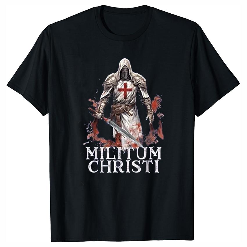 

Catholic Knight Templar Crusader Cross T-Shirt 100% Cotton O-Neck Short Sleeve Summer Casual Mens T-shirt - Men s Summer Cott... S разноцветный