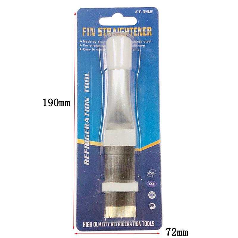 Stainless Steel Air Conditioner Fin Comb - Straight Row Condenser Brush for Refrigeration Tools