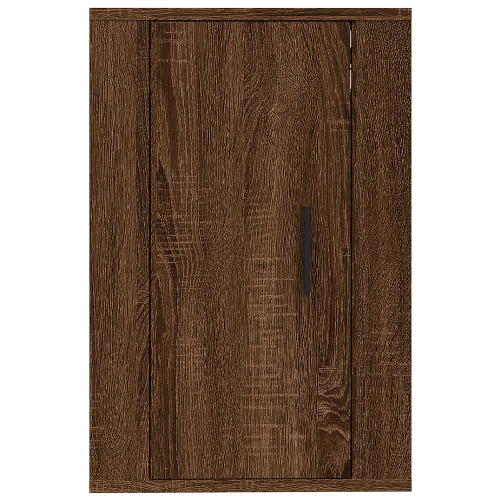 TV Wall Cabinet Brown Oak Effect 40 X 34.5 X 60 Cm