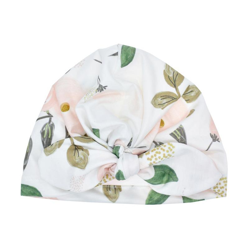Cotton Soft Newborn Baby Knot Beanies Girls Sleep Caps Baby Hat Baby Turban Cap Elastic