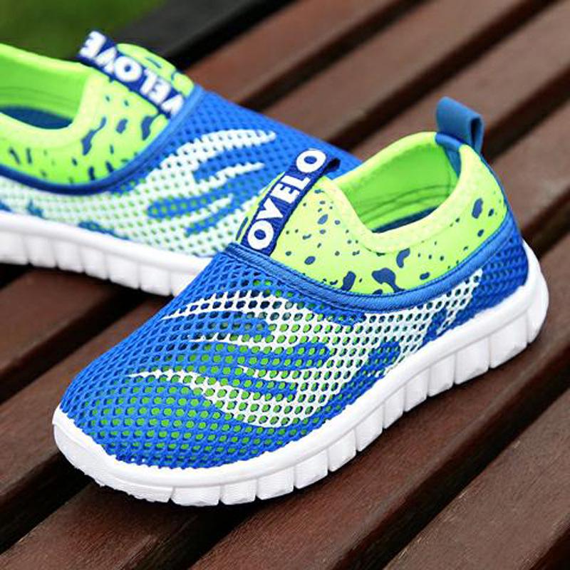 Children's Sports Shoes Boys Girls Mesh Clothes Shoes Fashion Kids Casual Shoes