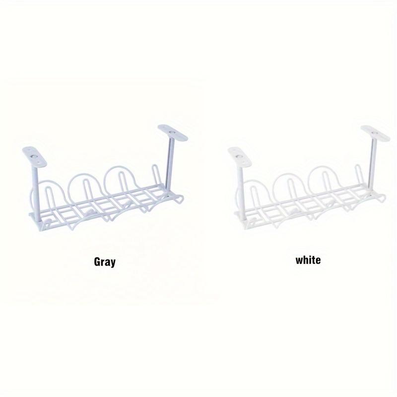 2 шт. ABS-материала под столом. Шнур питания вставлен и расположен в корзине для хранения, чтобы поддерживать порядок и чистоту.