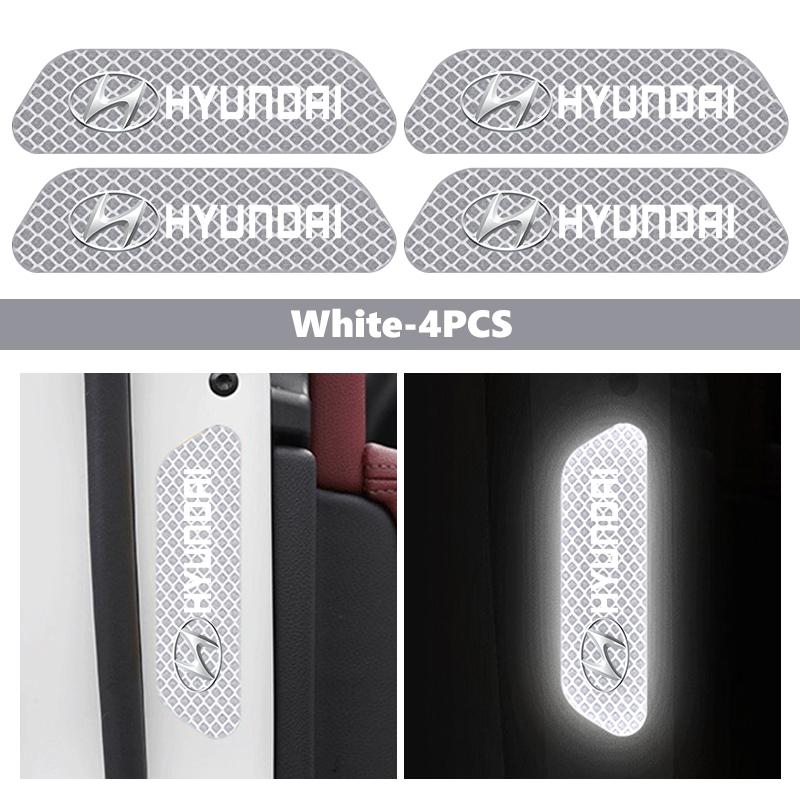 Car Stickers Wheel Eyebrows Reflective Warning Stickers Reflective Strip Accessories For Hyundai i10 i20 i30 i40 ix20 ix35 ix55 TT2