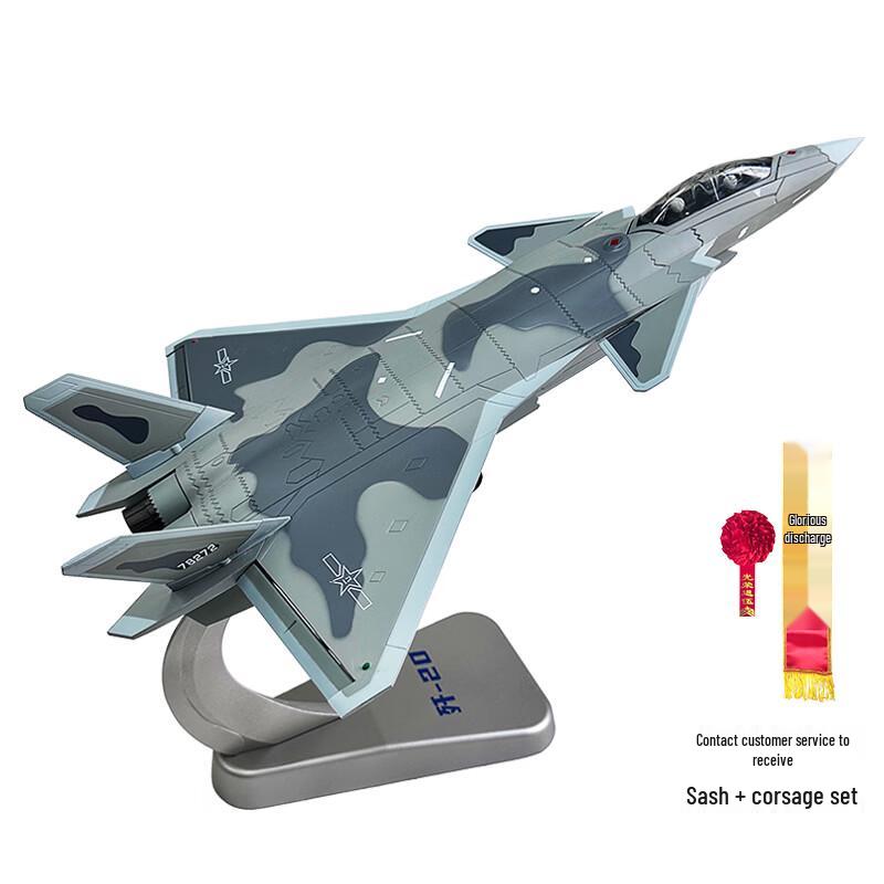 J-20 Mighty Dragon Fighter Jet Alloy Model