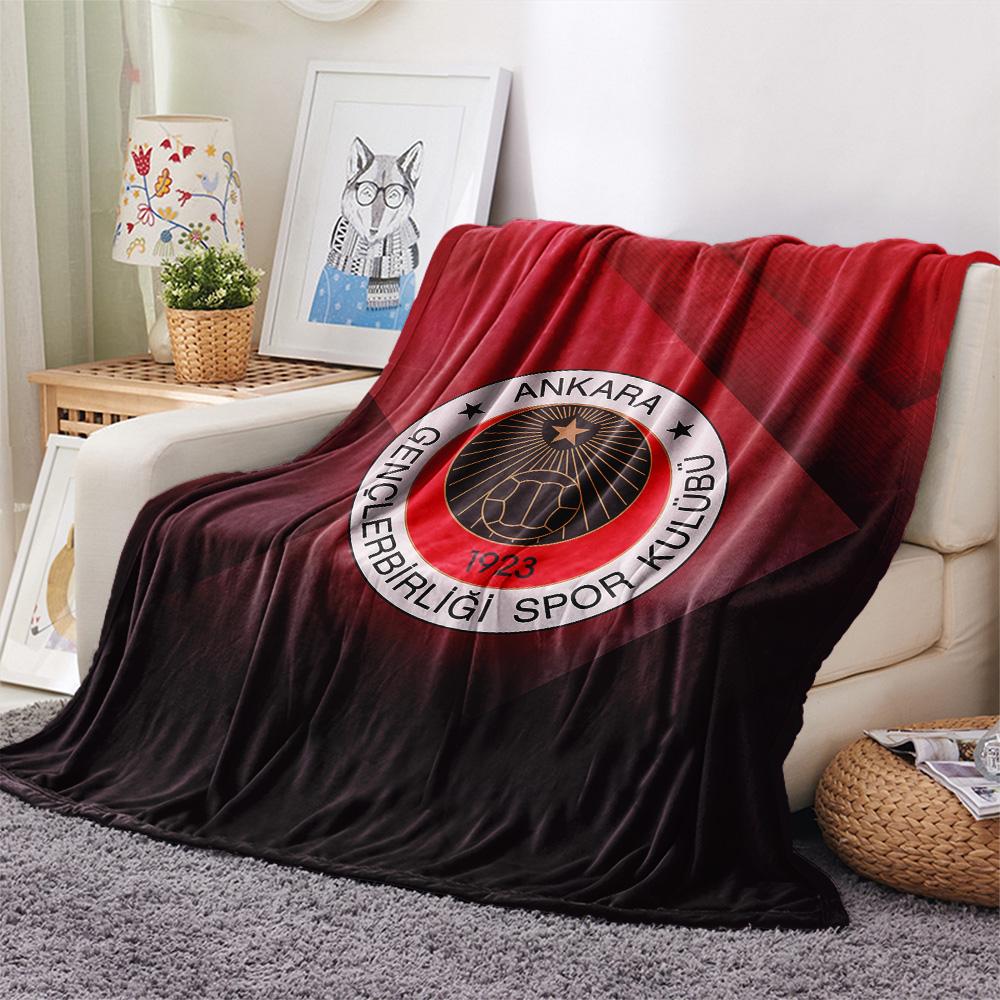 Gençlerbirliği S.K.  Print Flannel Blanket, High quality Comfortable for All Seasons, Home Decor, Warmth and Comfort