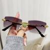 Cheetah Themed Polygon Sunglasses With Uv400 Protection For Fashionable Outdoor Activities