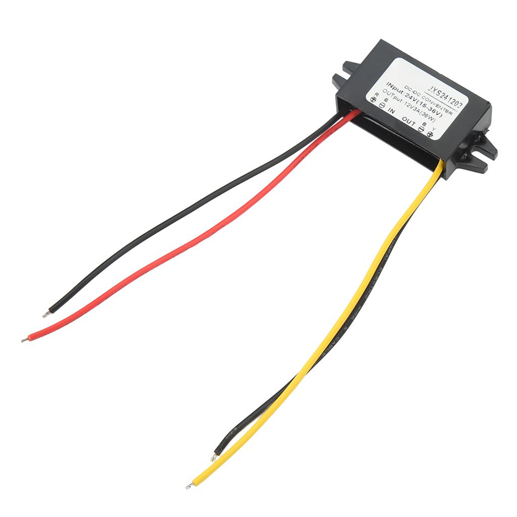 DC Buck Module Ultra Thin Waterproof PP Housing High Conversion Rate Buck Voltage Converter Module 24V To 12V