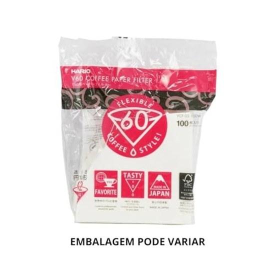 Hario V60 Paper Filter 02W 1-4 Cups 100 Sheets (VCF-02-100W)