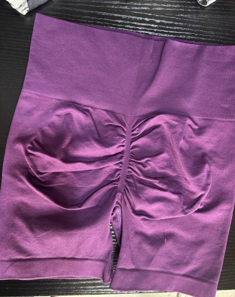 Pantaloni Capri da Yoga da Donna a Vita Alta - Colore Unito, Fitness Estivo & Abbigliamento Sportivo