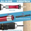 ABBP-Countersink Drill Bits Set- Screwdriver Bits Included, 2.8/3.2/3.5/4.0Mm Drilling Diameters& 8/10 Mm Counter Sink Sizes Dia