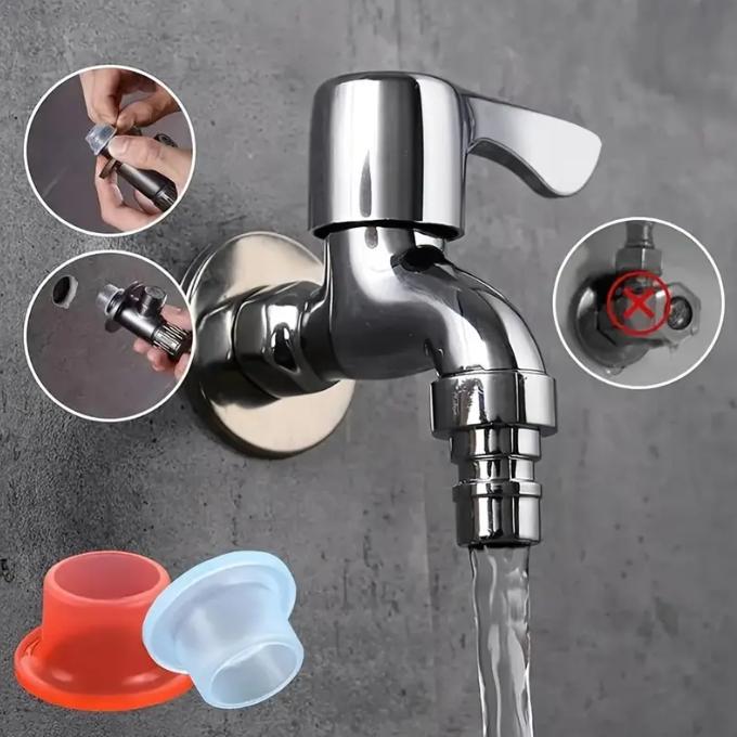 10Pcs Faucet Leak-proof Sealing Gasket Rubber Pipe Hose Sealing Washer Silicone Gasket Seal for Plumbing Plug Prevent Leakage