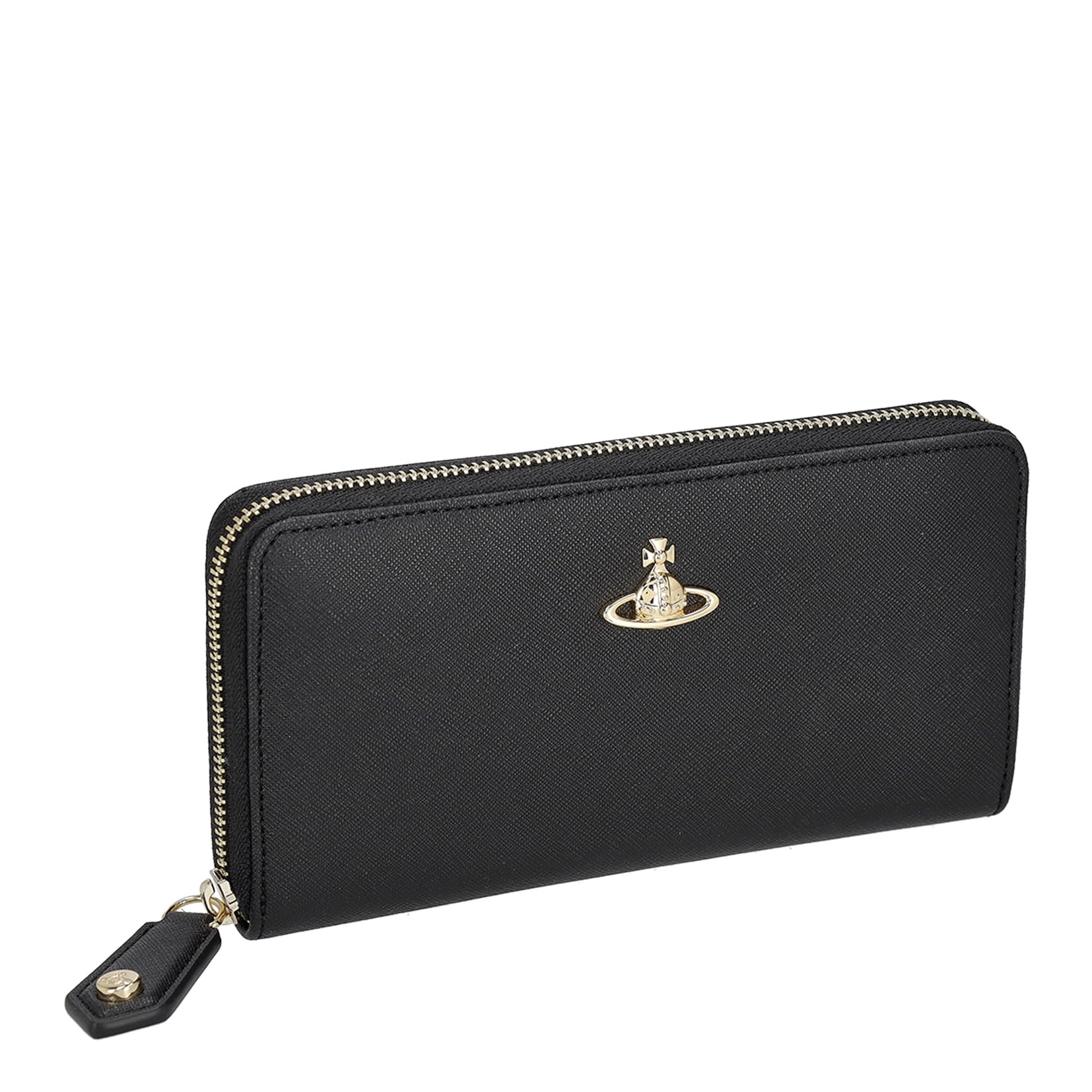 

VIVIENNE WESTWOOD SAFFIANO PLAIN Довгий гаманець на круглій блискавці (5106005BW-S0021) Чорний, Жіночий [Вживаний]