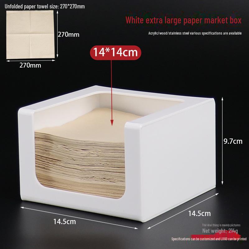 Square Tissue Box - Restaurant & Hotel Napkin Holder
