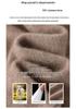 Pure Cashmere Half-High Collar Sweater: Autumn/Winter Loose Knit Base Layer