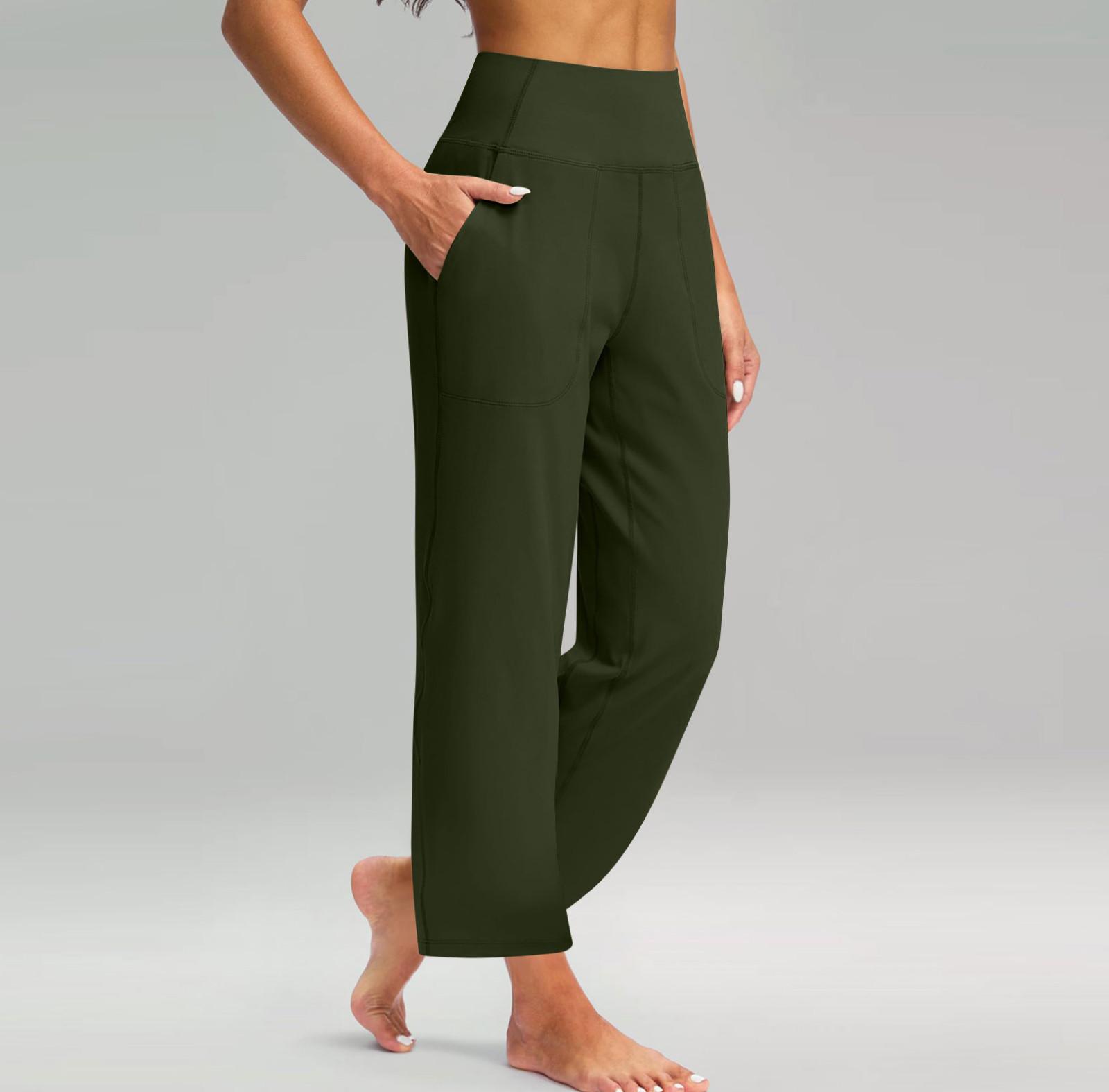 

Женские модные повседневные брюки с эластичными карманами и высокой талией, спортивные штаны XXXL