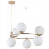 Pendant Ceiling Lamp Chandelier Balls Gold Modern Led Milky