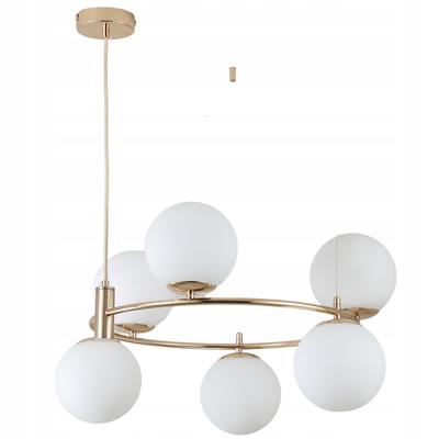 Pendant Ceiling Lamp Chandelier Balls Gold Modern Led Milky