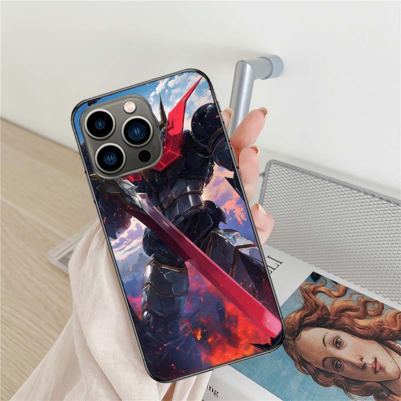 G-Goldorak UFO Robot Phone Case For Iphone 17 Air 16 15 Pro Max 14 Plus 16E Coque 13 Pro 12 Mini 11 Clear Cover Silicone Cute Sh