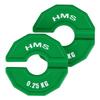 HMS TSN25 Clip-On Fractional Weight Plates Set 2 X 0.25 Kg
