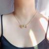 Necklace Women'S Creative Micro-Set Zircon Boys And Girls Pendant, Elegant Love Necklace Couple Gifts