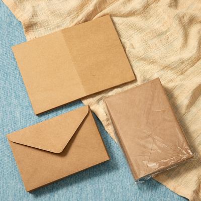 100pcs 7x10cm Bulk Kraft Paper Envelopes - Ideal for Wedding Invitations, Love Letters, Gift Cards & Office Mailing