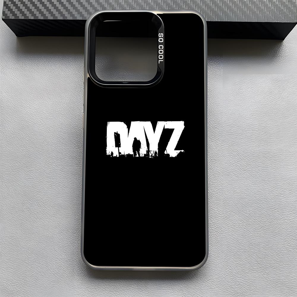 Hot Game D-DAYZ Phone Case For iPhone 16 15 14 13 12 11 Pro Max Grey Black Matte Laser Metallic Aurora Funda