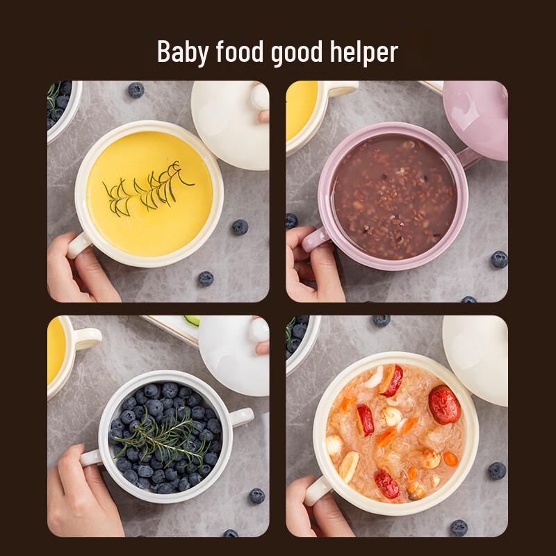 Half-Life Baby Ceramic Steaming Bowl with Lid