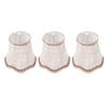 3pcs Lampshade Modern Minimalist Clip On Type Cloth Lamp Shade for E14 Bulb Candle Chandelier