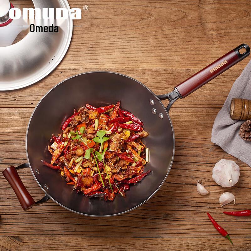 Oumeda Heritage Serie 36CM Gusseisen Wok