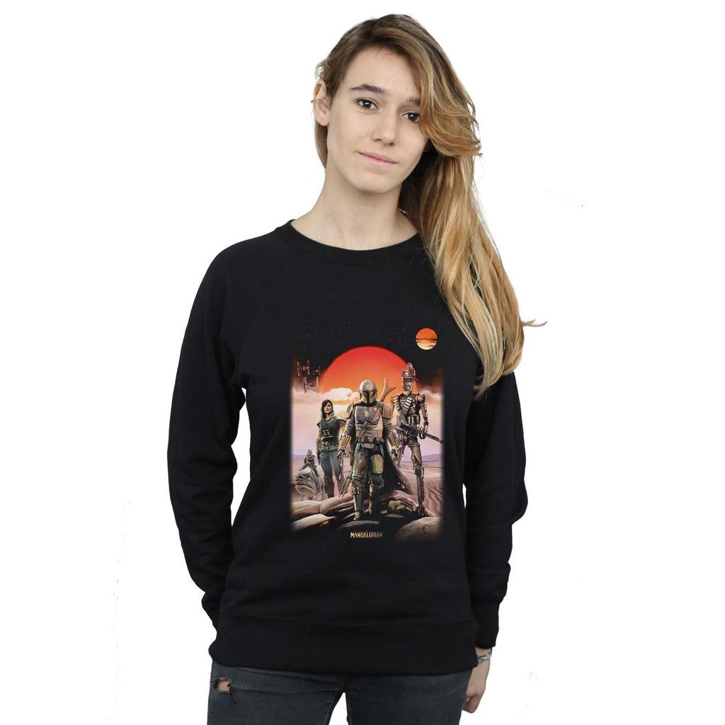 Star Wars Womens/Ladies The Mandalorian Warriors Sweatshirt
