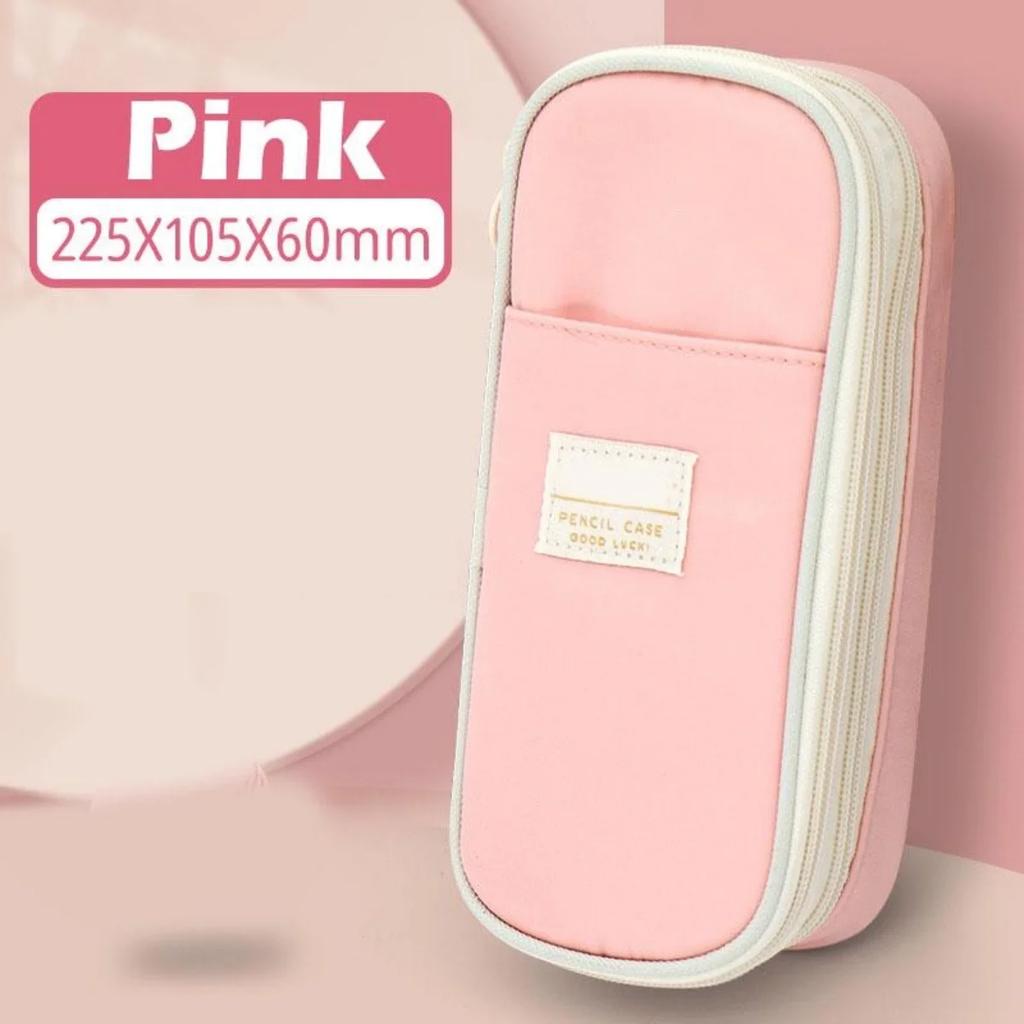 1 Pc Pencil Case Pen Bag Large Capacity  Pocket Pencil Case Fold Stationery Storage Bag Stationery Box