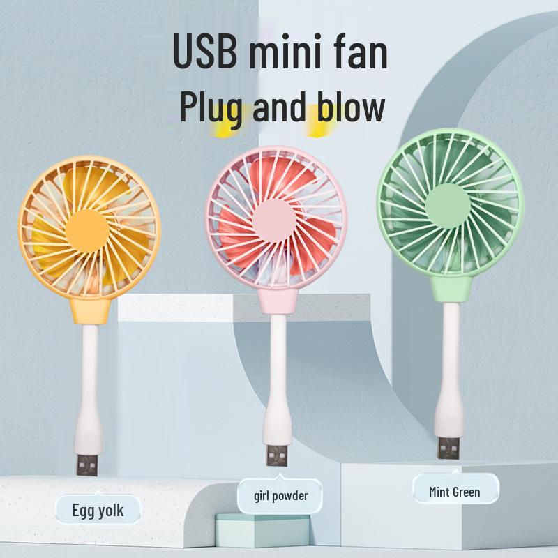 

USB Rechargeable Mini Frog Fan for Desktops & Dorms 2 pieces