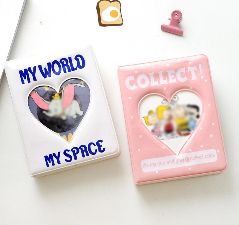 Cartoon Album Holds 64 Mini Photos Instax Album Photo Album for Mini Fuji Instax & Name Card 7s 8 25 50s Mini Photo Album