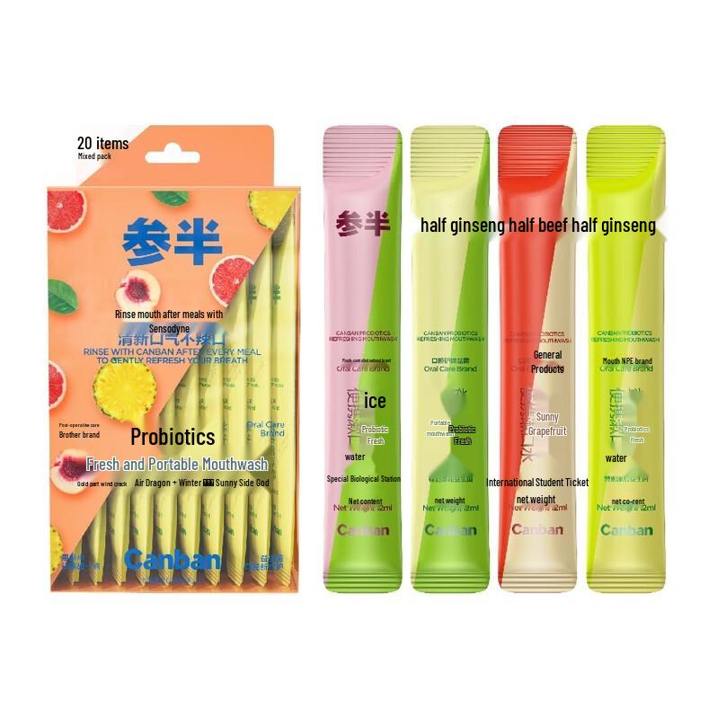 

Probiotic Fresh Mouthwash Strips