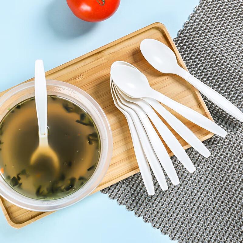 Disposable Plastic Soup Spoon