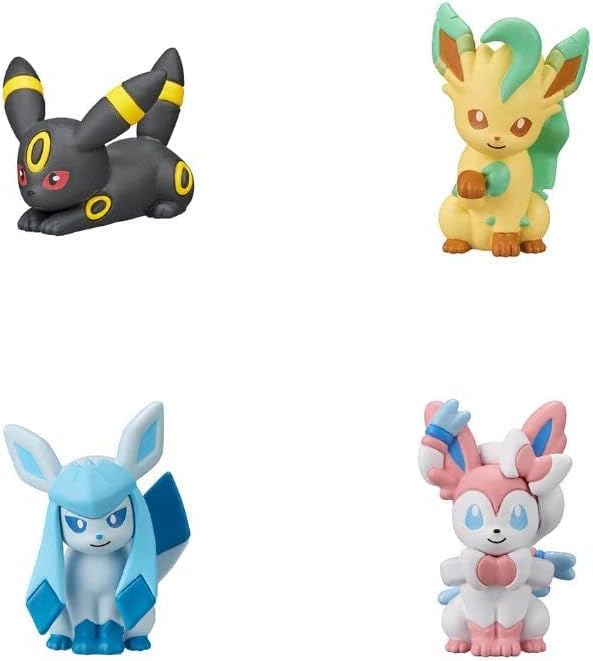 BANDAI Bikkura Tamago Eevee Friends Figure Collection Bath Ball Bath Additives Set of 5