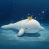 White Whale Soft Plush Toy Under The Sea Crown Whale Cute Ocean Animal Stuffed Plushies Dolls Gifts Ideal For Girls Kid Birthday Decoration