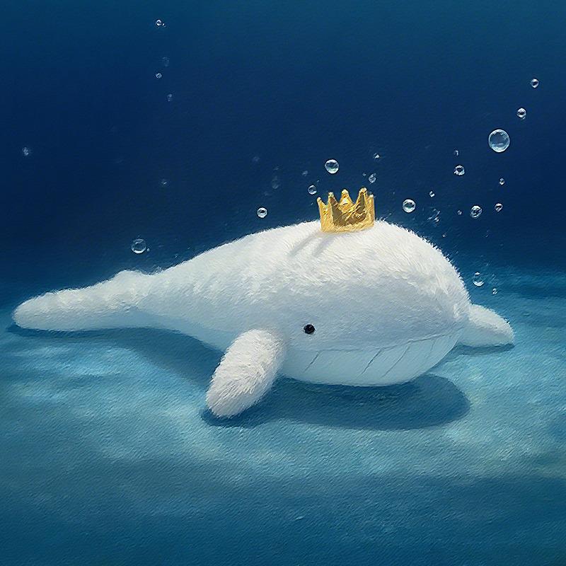 White Whale Soft Plush Toy Under The Sea Crown Whale Cute Ocean Animal Stuffed Plushies Dolls Gifts Ideal For Girls Kid Birthday Decoration