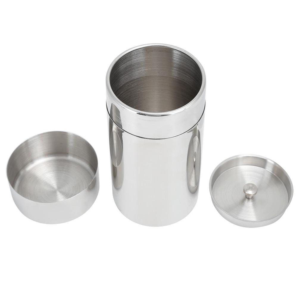 

Portable 304 Stainless Steel Sealed Tea Leaf Storage Jar Canister Coffee Bean Container