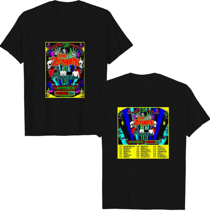 Rob Zombie Freaks on Parade Tour 2022 Shirt, Rob ZomT-Shirt shirt XXL