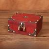 Vintage Girl Wooden Storage Box With Lid Jewelry And Organization Accessories