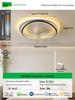 Cloud Lamp for Children's Room - Nordic Ceiling Fan Lamp