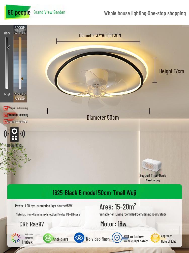 Cloud Lamp for Children's Room - Nordic Ceiling Fan Lamp
